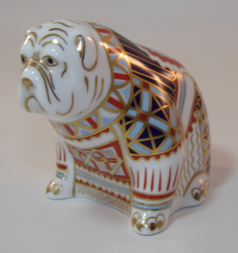 Royal crown derby bulldog - royal,