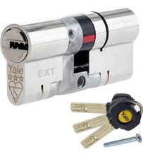 YALE Platinum uPVC Anti snap Door Lock 3 Star High Security Euro Cylinder 45-50