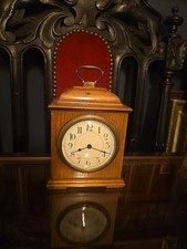 Antique Wood Carriage Clock In