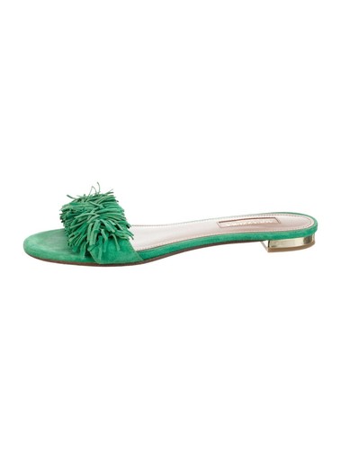 Aquazzura green suede wild - aquazzura,