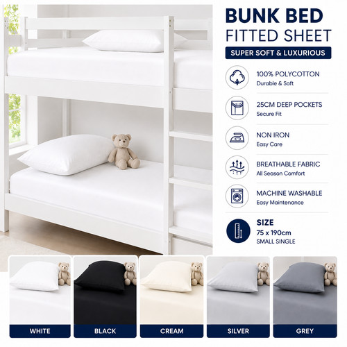 Percale fitted sheet 100 - sheet, 100%