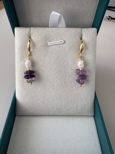 Amethyst freshwater pearl - freshwater,