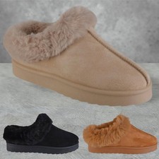 Girls Kids Faux Fur Lined Slip