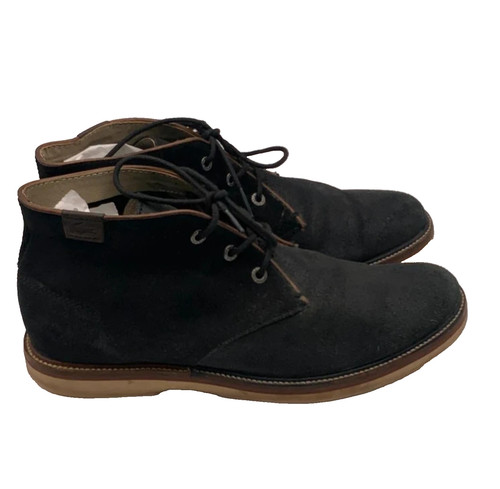 Lacoste sherbrooke black suede - black,