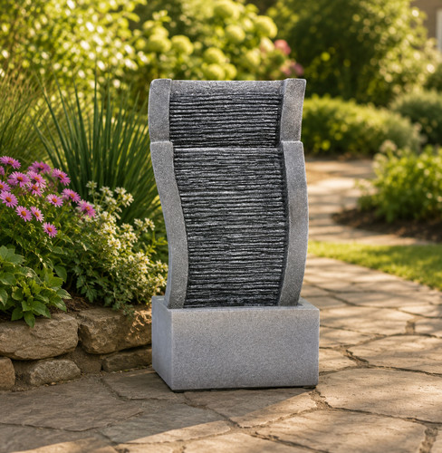 Solar powered stone - solar, effect