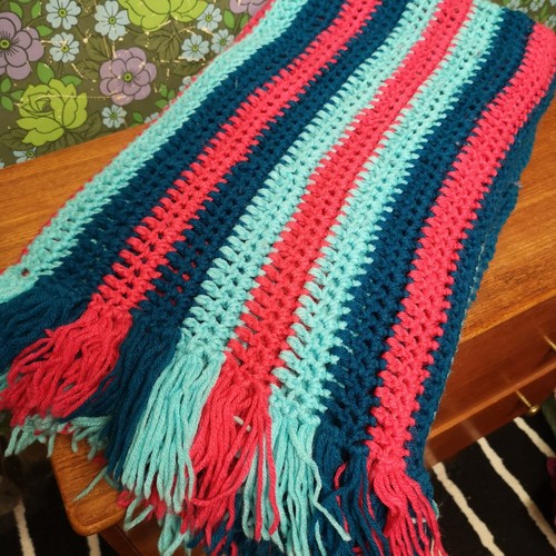 Retro vibrant blue pink - vibrant,