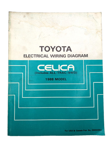 1988 toyota celica electrical - celica,