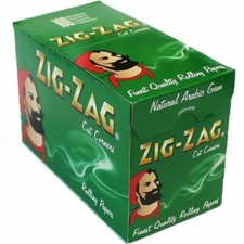 1000 ZIG ZAG GREEN RIZLA/ROLLING PAPERS 20 PACKS X 50 PAPERS