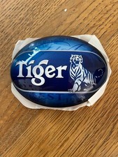 NEW 3D TIGER Beer Pump Font Fisheye Oval T-Bar Badge, Mancave, Home Bar