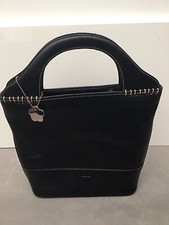 Dents Leather Black Handbag 