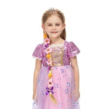 Girls Rapunzel Costume Purple