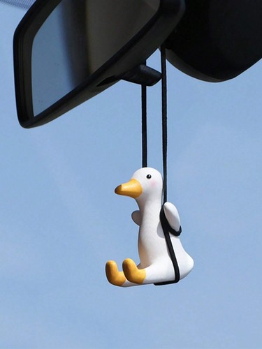 Cute goose car ornament - goose,
