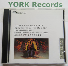 GABRIELI - Symphoniae Sacrae II 1615 PARROTT Taverner Choir- Ex CD L'Oiseau-Lyre