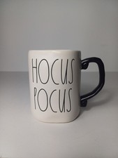 Rae Dunn Hocus Pocus Coffee Cup Mug Halloween Witch Spell Goth Spooky Season Emo