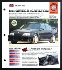 1998 LOTUS OMEGA/ CARLTON