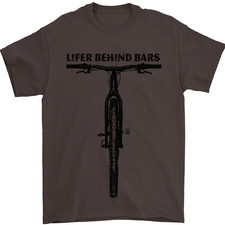 Lifer Behind Bars Funny Cycling Cyclist Mens T-Shirt 100% Cotton