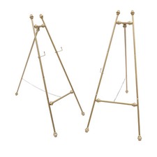 2PCS Golden Wedding Easel