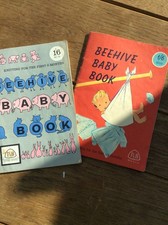 2 x vintage Beehive Baby Books