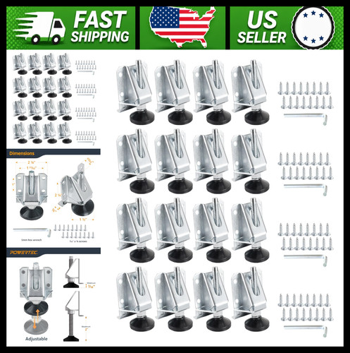 Powertec adjustable leveling - adjustable,