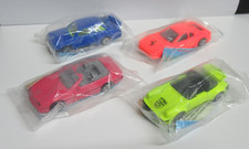McDONALDS HAPPY MEAL "CORGI RACERS" FULL SET OF  4 RARE CARS - MINT SEALED BAGS!