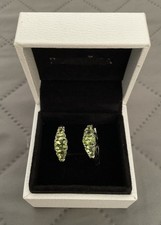 Superb Peridot Hoop Earrings