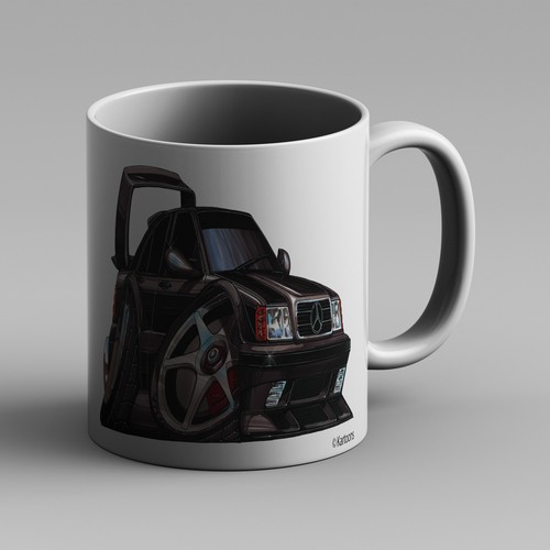 Kartoons koolart mug - mug, mercedes