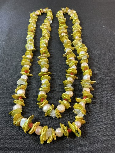 Pearl necklace - pearl,