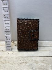 Vtg Faux Tooled Leather