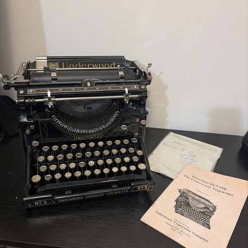 Antique underwood black - no, 5
