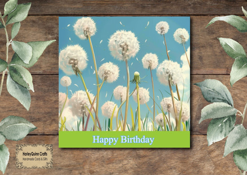 Fem 073 birthday card floral - 073,