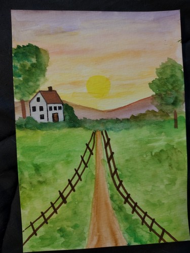 Original watercolor acrylic - original,