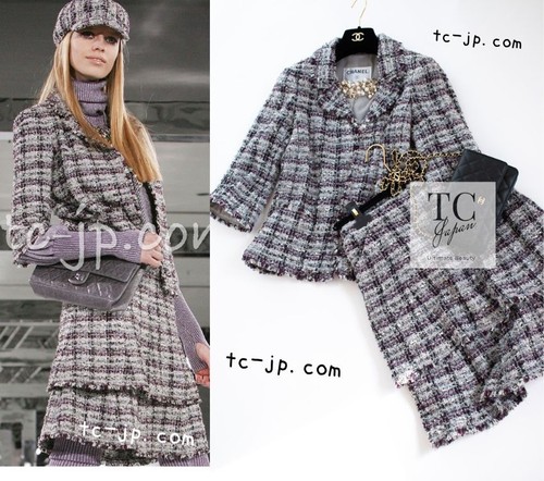 Chanel 05a gray purple tweed - chanel,