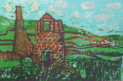 Cornish tin mine - cornish, mine,