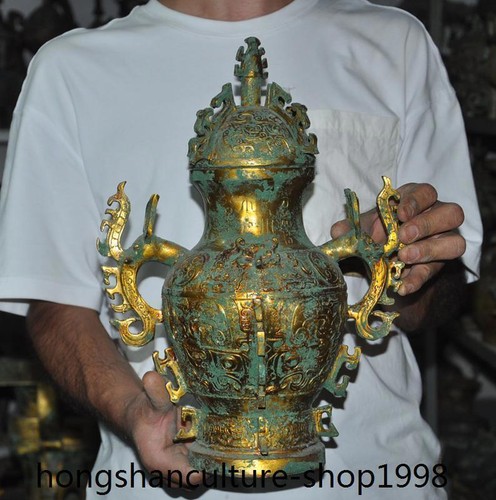 Chinese bronze ware gilt - chinese,