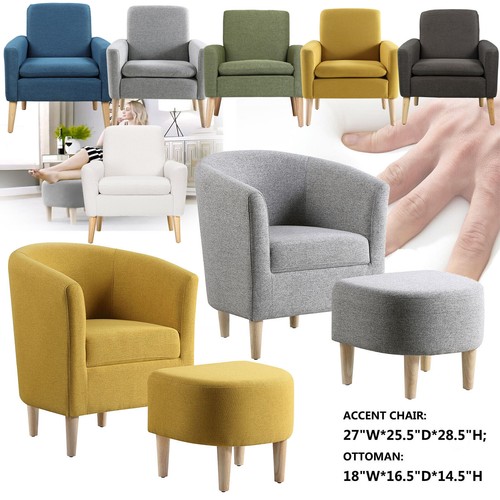 Fabric tub chair - fabric,