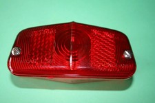 GENUINE LUCAS L564 REAR LAMP LENS COMPLETE + SCREWS LU573839 TRIUMPH BSA NORTON