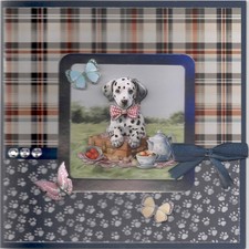 Greeting Card Bespoke, 3D Decoupage & embossed parchment, personalised, Handmade