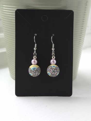 Handmade silver yellow floral - handmade,