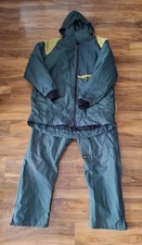 Halkon Hunt Fishing Bib Brace Coat Jacket Over Trousers Outdoor Waterproof  M L