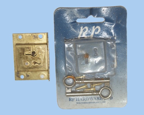 Brass till drawer lock 2 - ,