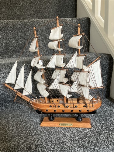 Vintage mayflower model - mayflower, ship