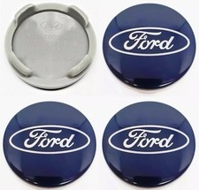 BLUE FORD ALLOY WHEEL CENTRE