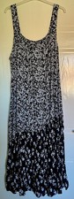 Black and White Floral Dress