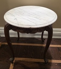 VICTORIAN STYLE MARBLE TOP