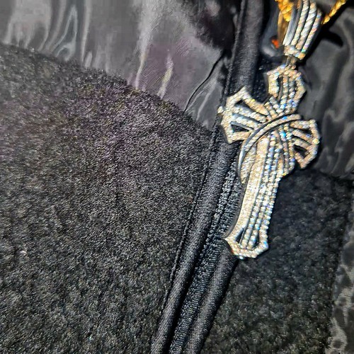 Diamond cross pendant - cross,