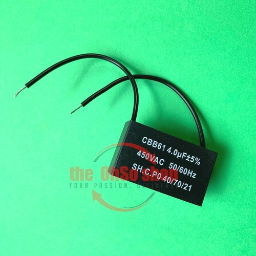 Cbb61 ac450v 4uf wired - ac450v,