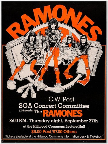 Ramones 1978 concert poster - 1978,