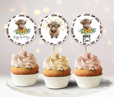 Holy Cow Cake Toppers Handmade