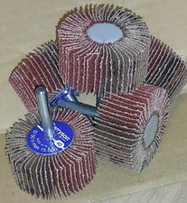 Flap Wheel Brush Rotary Spindle Mounted Flap Wheel 5 Pack Various Sizes & Grit