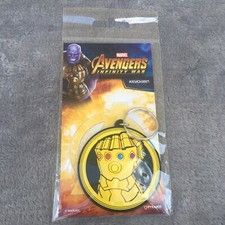 Avengers Infinity War Infinity Gauntlet Rubber Keychain Keyring Metal Rubber